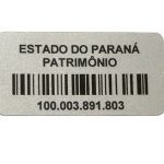 Etiqueta de patrimônio em alumínio: o que é e como utilizar?